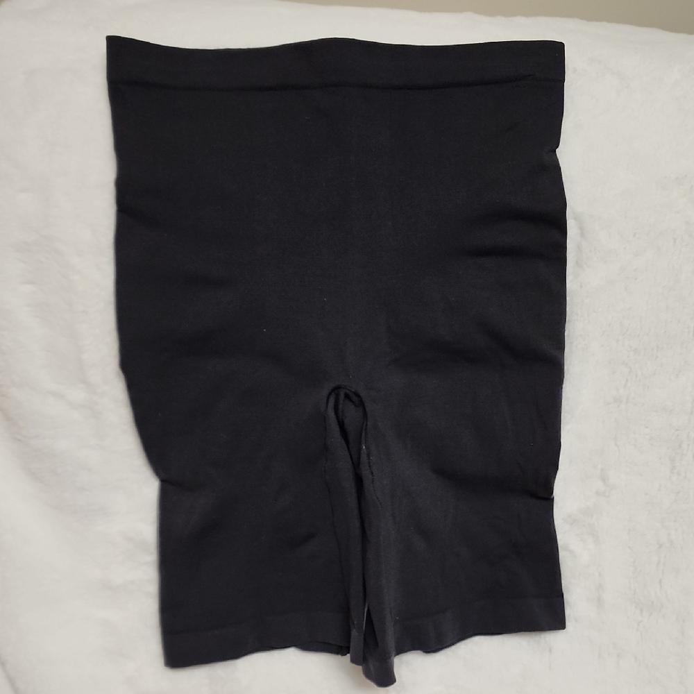 Black High-Waisted Shapewear Shorts